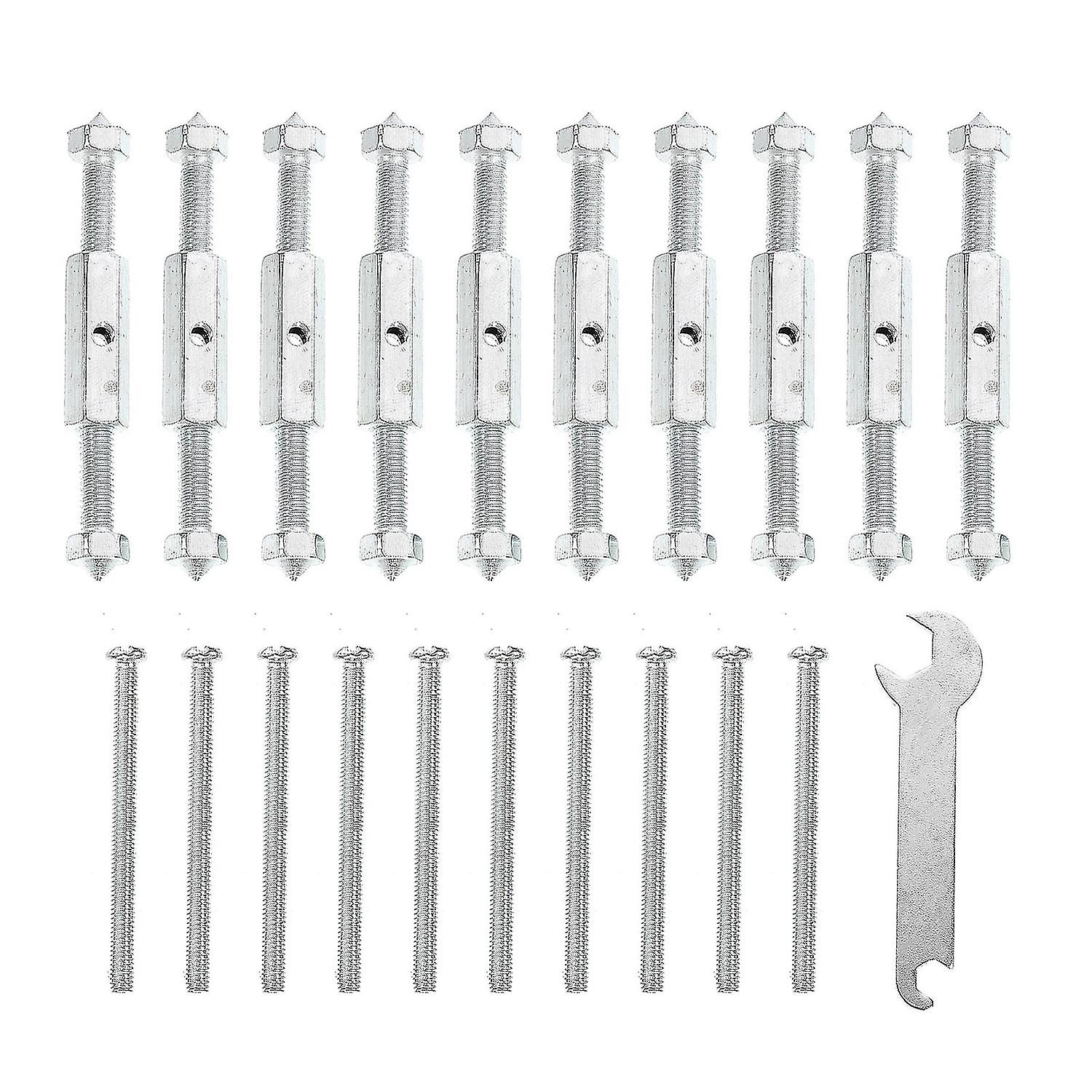 10 Sets Durable 86 Type Electrical Box Repair Kit Switch Socket Junction Box Repairer Switch