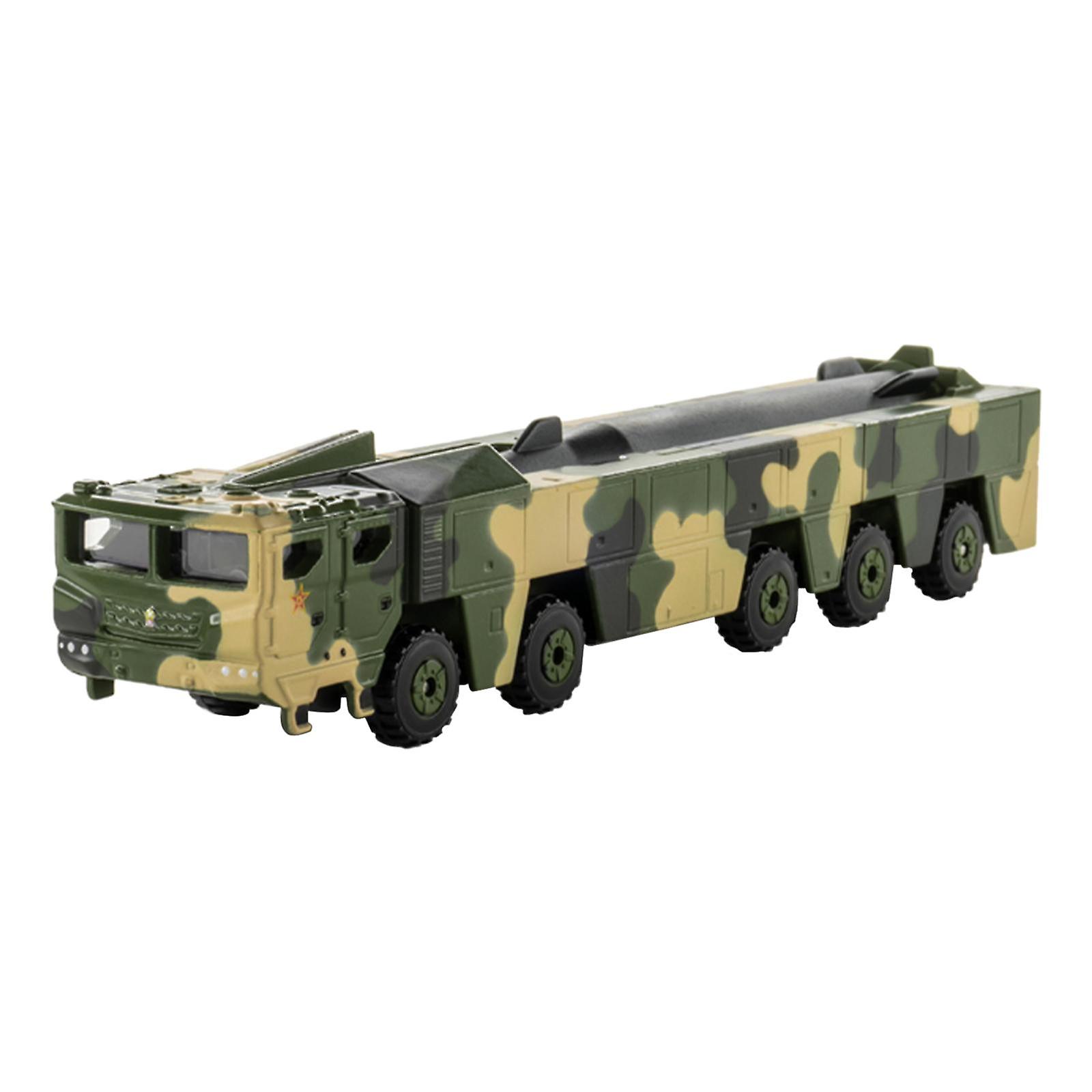 1/100 Dongfeng Diecast Missile Vehicles Army Model Table Decor  105 DF-17