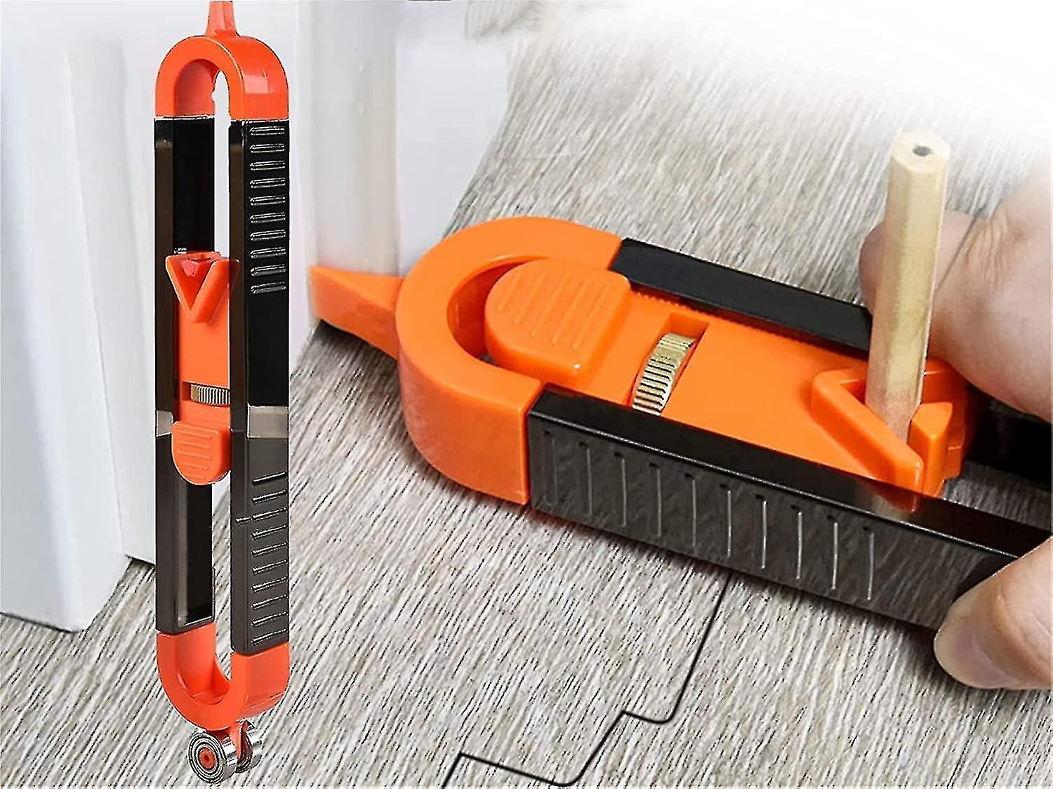 Contour Gauge With Lock, Profile Tool Woodworking Measuring Ruler Irregular Contour Duplicator Gauge
