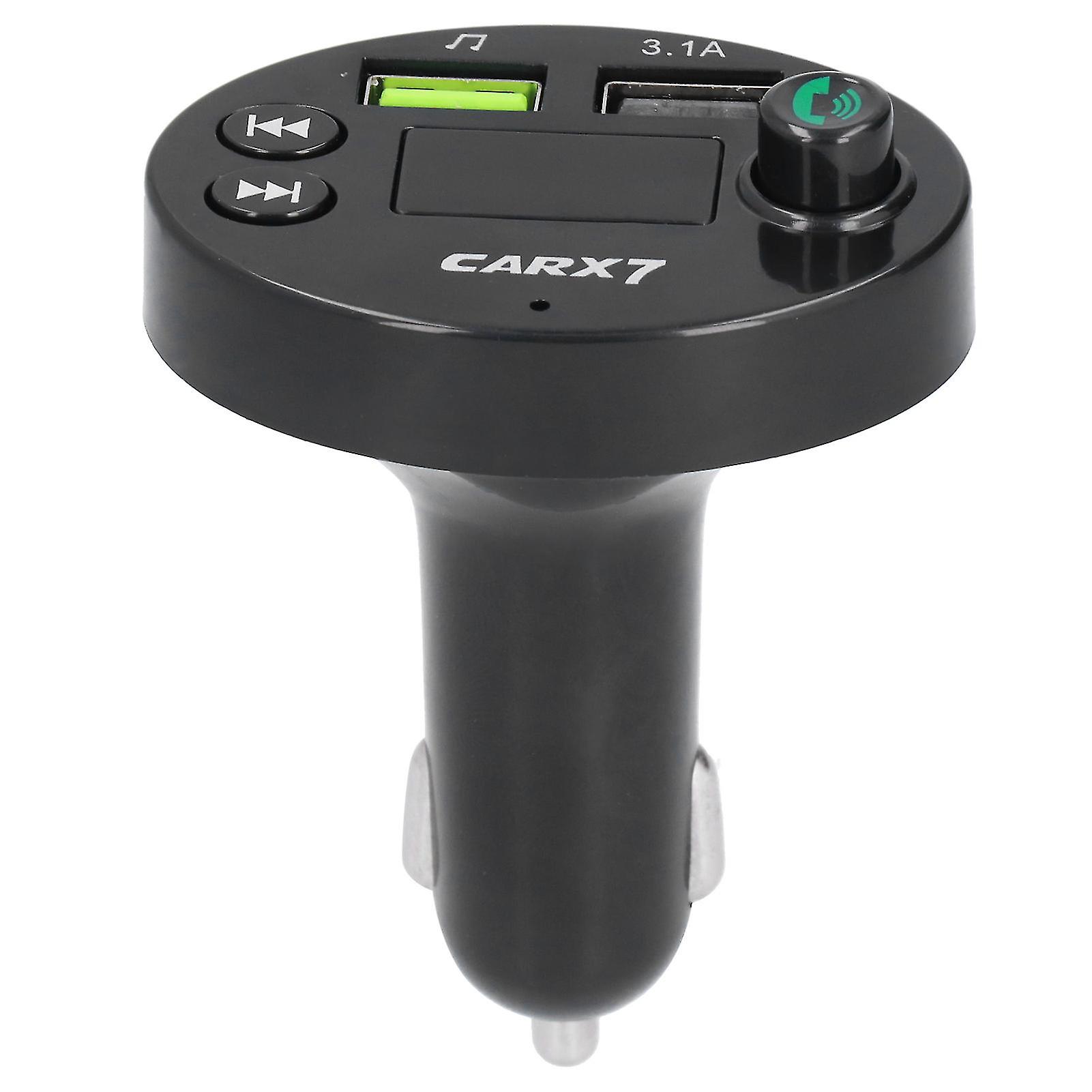 Handsfree Call Car Charger Portable Wireless Bluetooth FM Transmitter Radio Receiver for CarX7