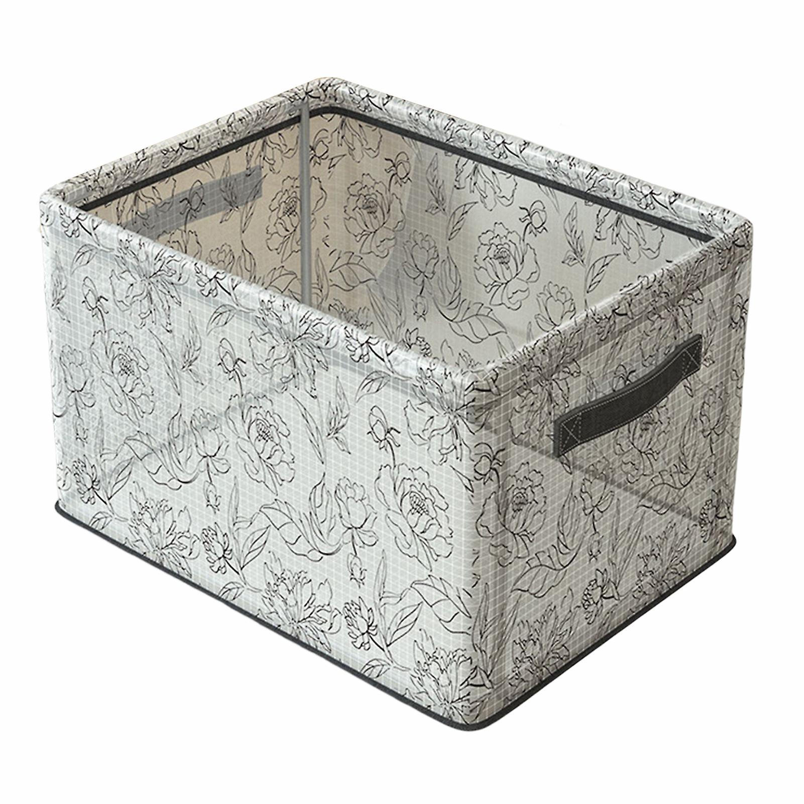 Fabric Extra Large Storage Bag With Handles Shelf Baskets