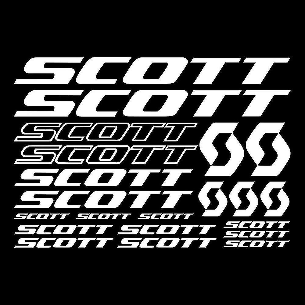 Scott Bike Frame Stickers Decals Sheet