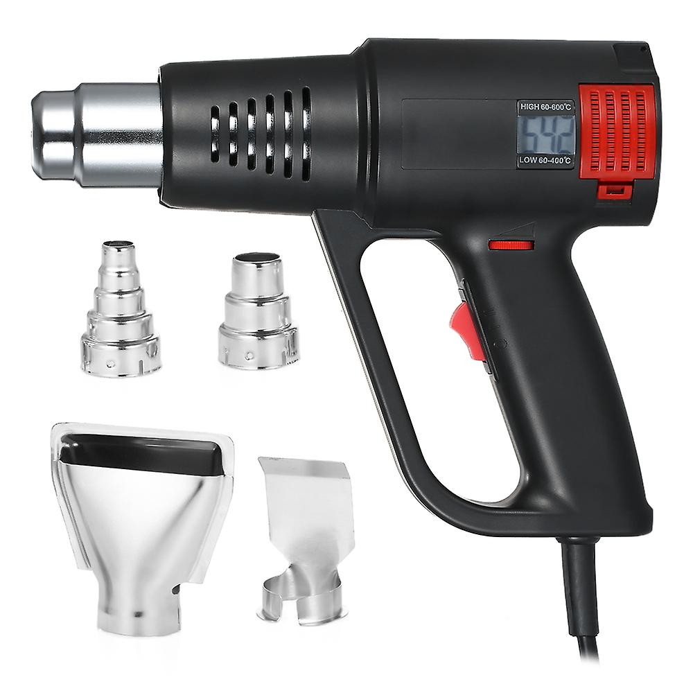 Geevorks 2000W Industrial Fast Heating Hot Air Gun LCD Digital Temperature-controlled High Quality H