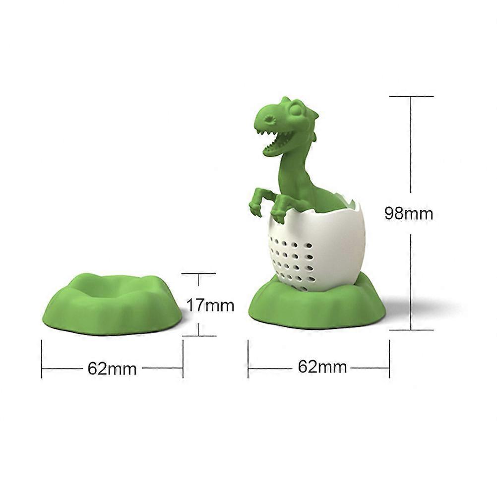 Dinosaur Shaped Tea Filter Silicone Tea Infuser Reusable Tea Bag Strainer