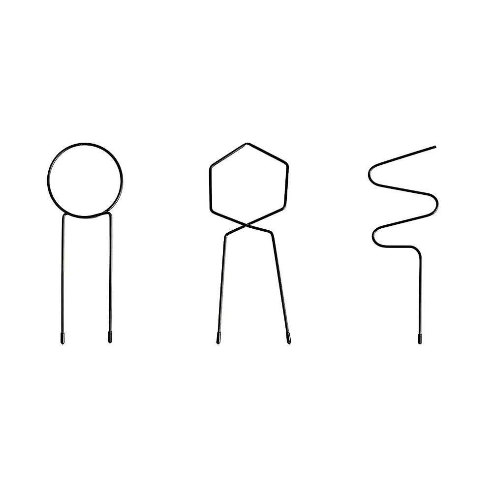 3 יחידות סבכת גינה מתכתית תומכת לצמחים מטפסים מקורה סבכת צמח ברזל לצמחי קיסוס גפן ורדים פרחי בית