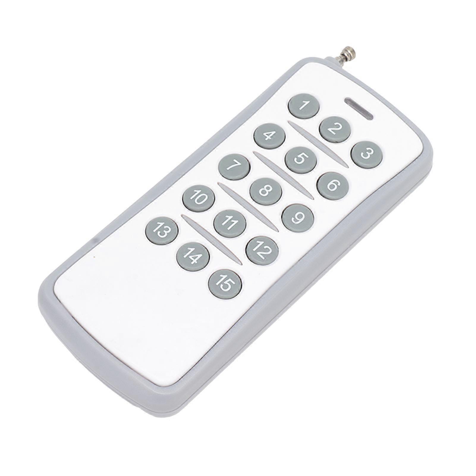 433MHz Universal Remote Control Wireless ABS 15 Keys Remote Control Switch for Replacement Door Light