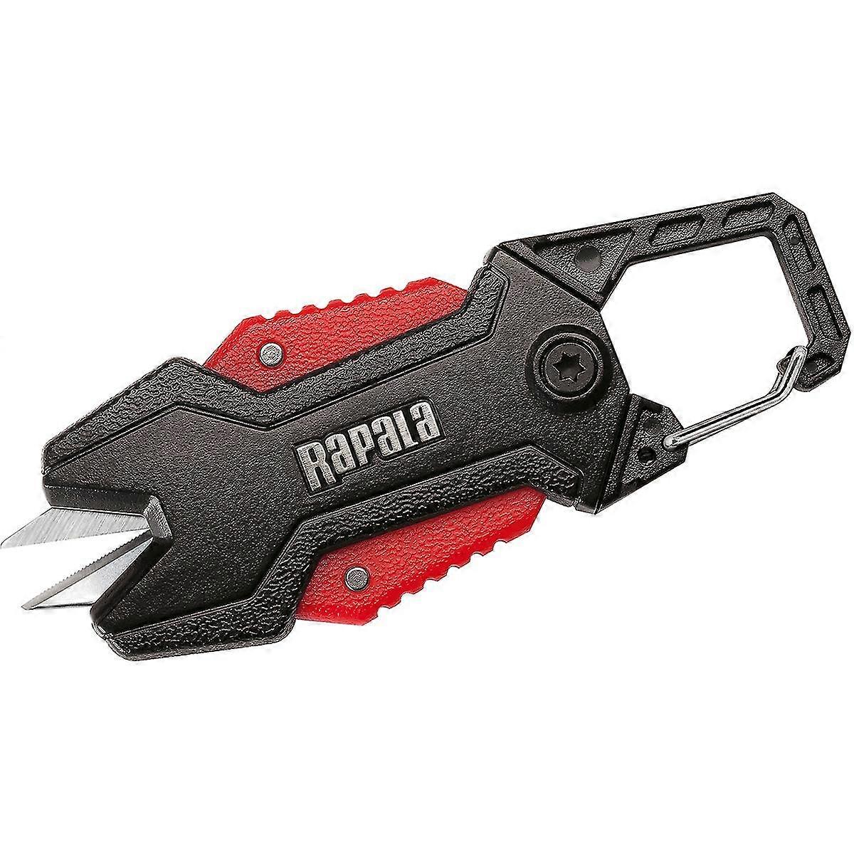 Rapala Retractable Line Scissors - Black/Red