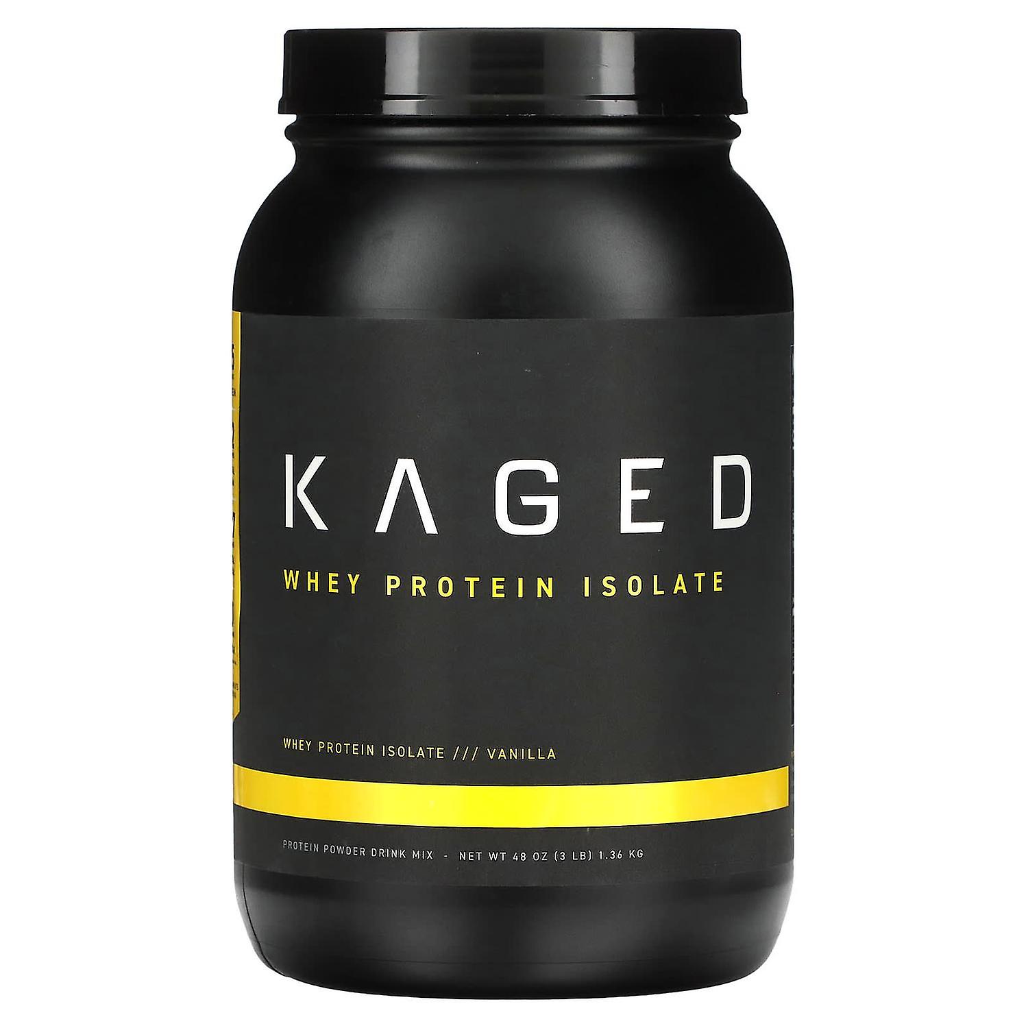 Kaged, Whey Protein Isolate, Vanilla, 3 lb (1.36 kg)
