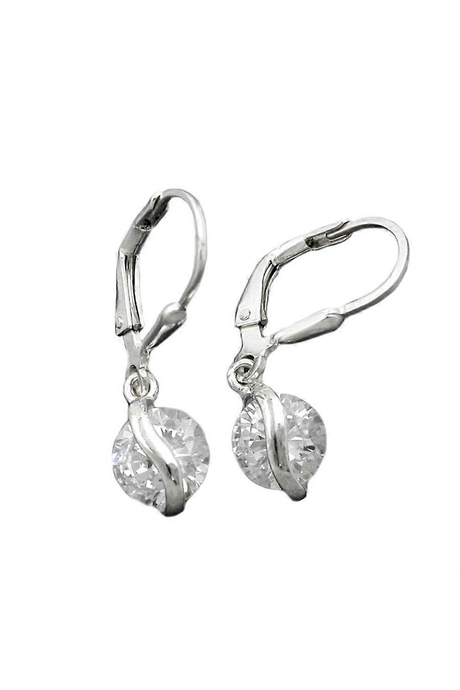 Leverback Earrings Zirconia Silver 925 - Gl93394
