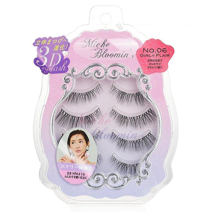 Miche Bloomin' 3d Eyelash - # 06 Girly Flair 4pairs