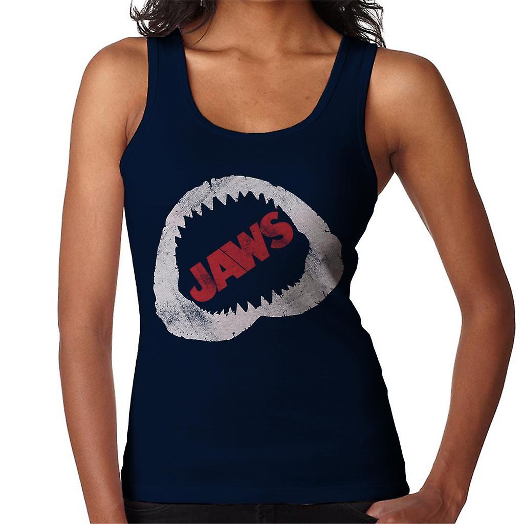 Jaws Bite Red Text Women's Vest