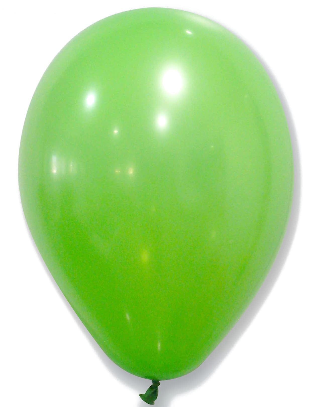 50 Green latex balloons 30 cm