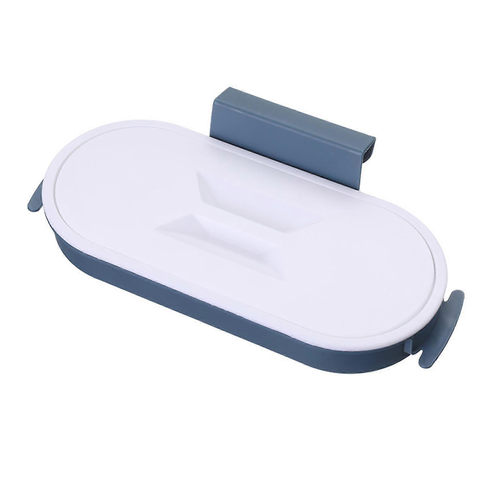 Garbage Bag Storage Rack Portable Strong Load Bearing Space Saving Hanging Trash Bag Holder with Lid for Kitchen Cabinet
