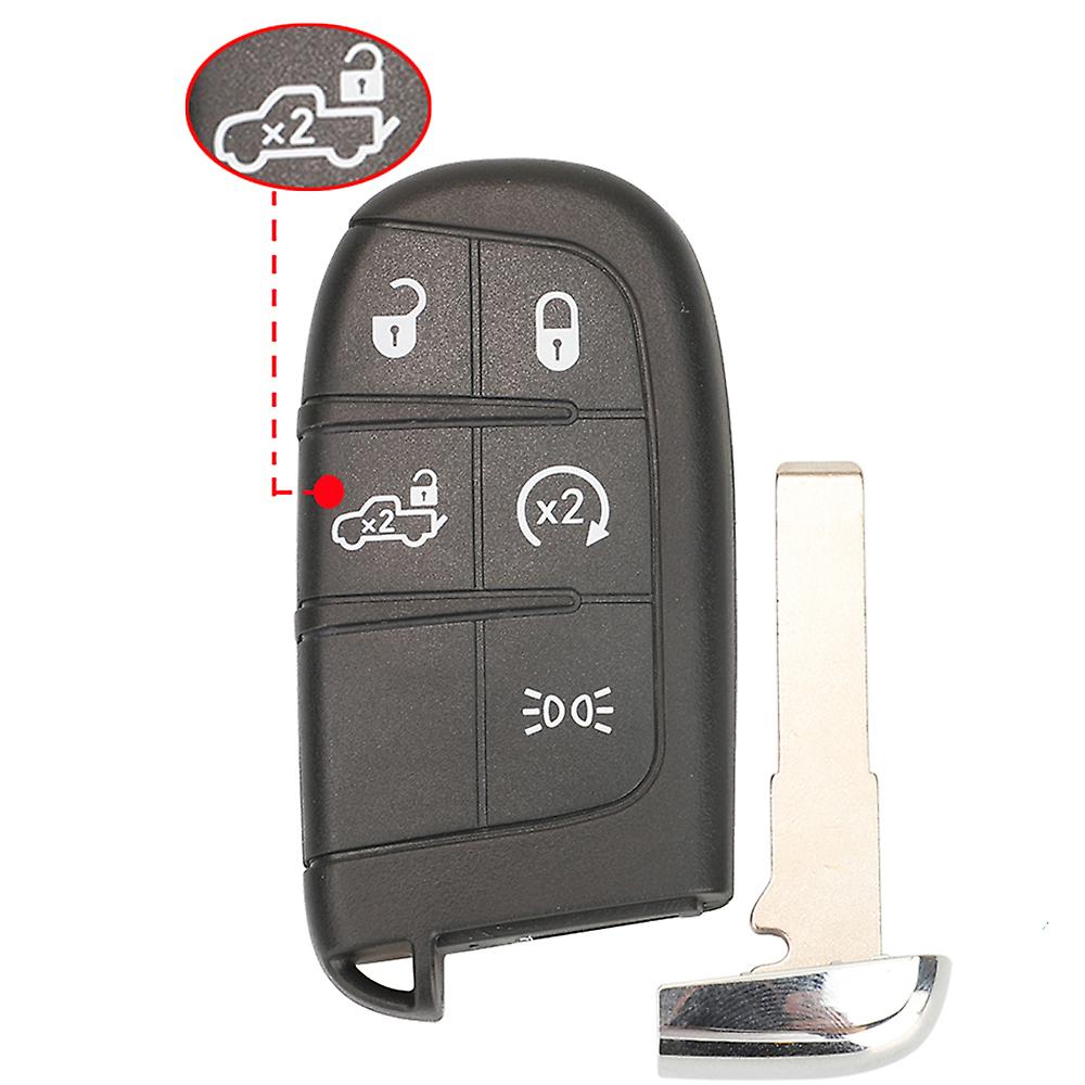 3/4/5BTN Replacement Remote Smart Key Shell For Fiat 500 500L 500X Toro 2016 2017 2018 2019 Car Key Case SIP22 Blade