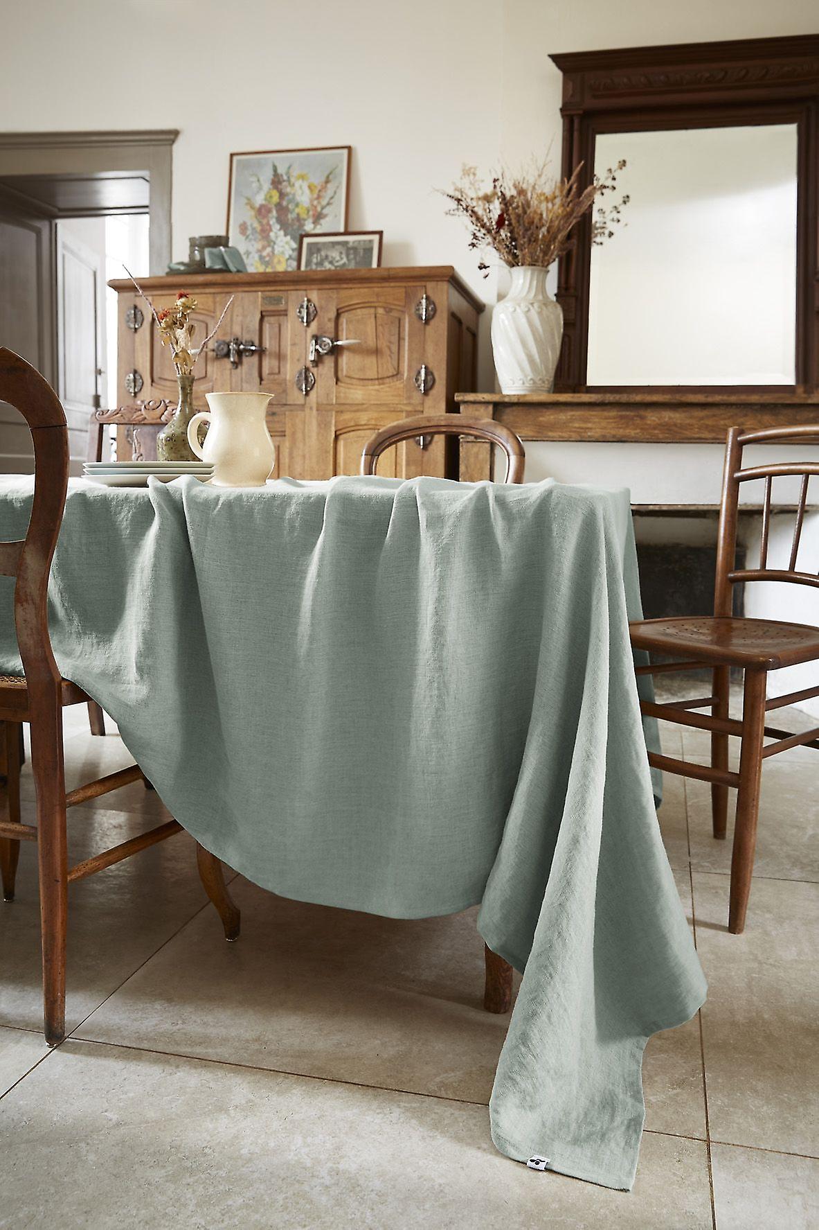 Tablecloth 170 x 350 cm SOLINE Eucalyptus