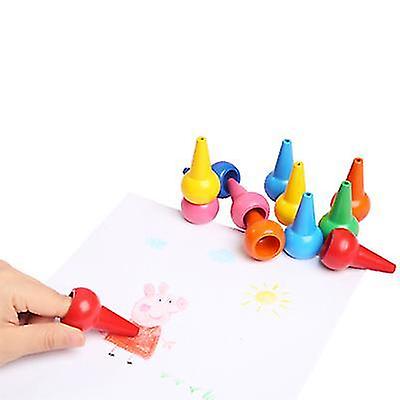 12 Colors 3d Finger Crayons For Children Non-toxic Painting Color Crayons Set Az20279
