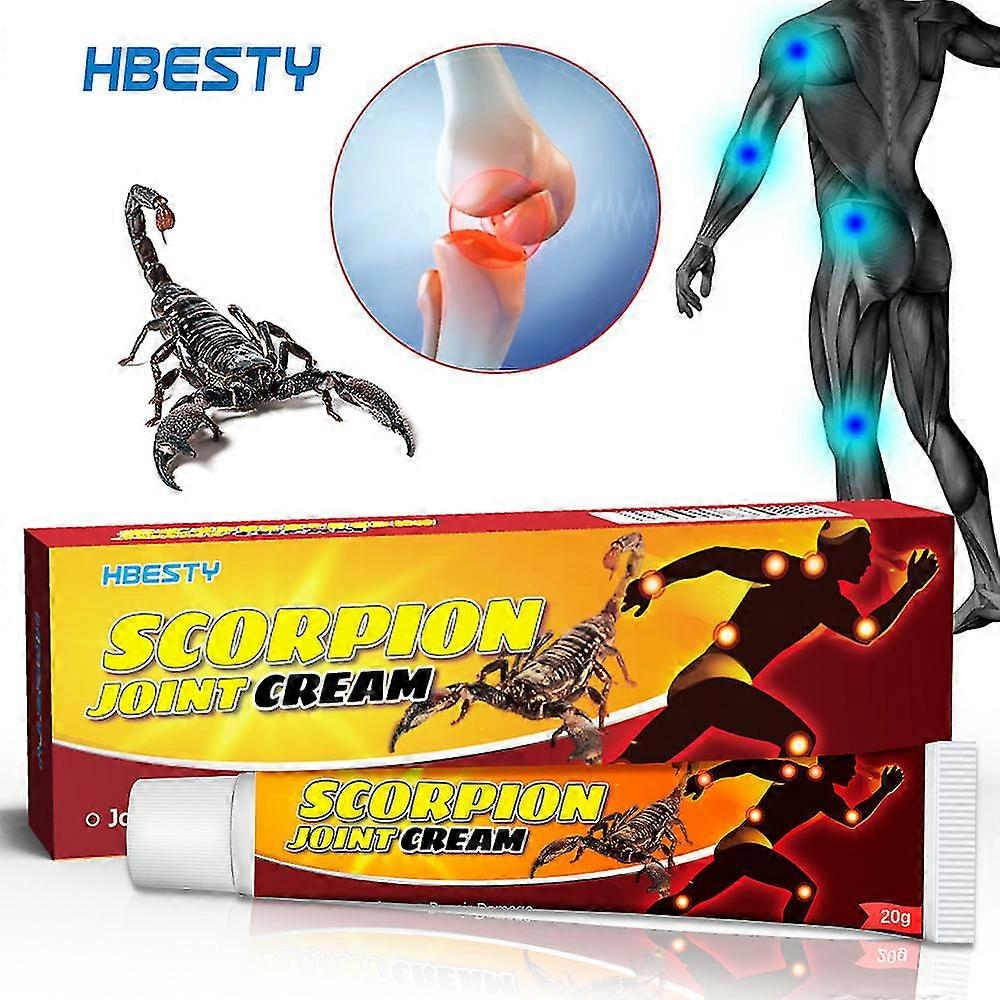 Hbesty Scorpion Cream Relaxing Meridians And Activating Collaterals Health Care Cream Tendon Sheath And Muscle Relaxing Massage Cream