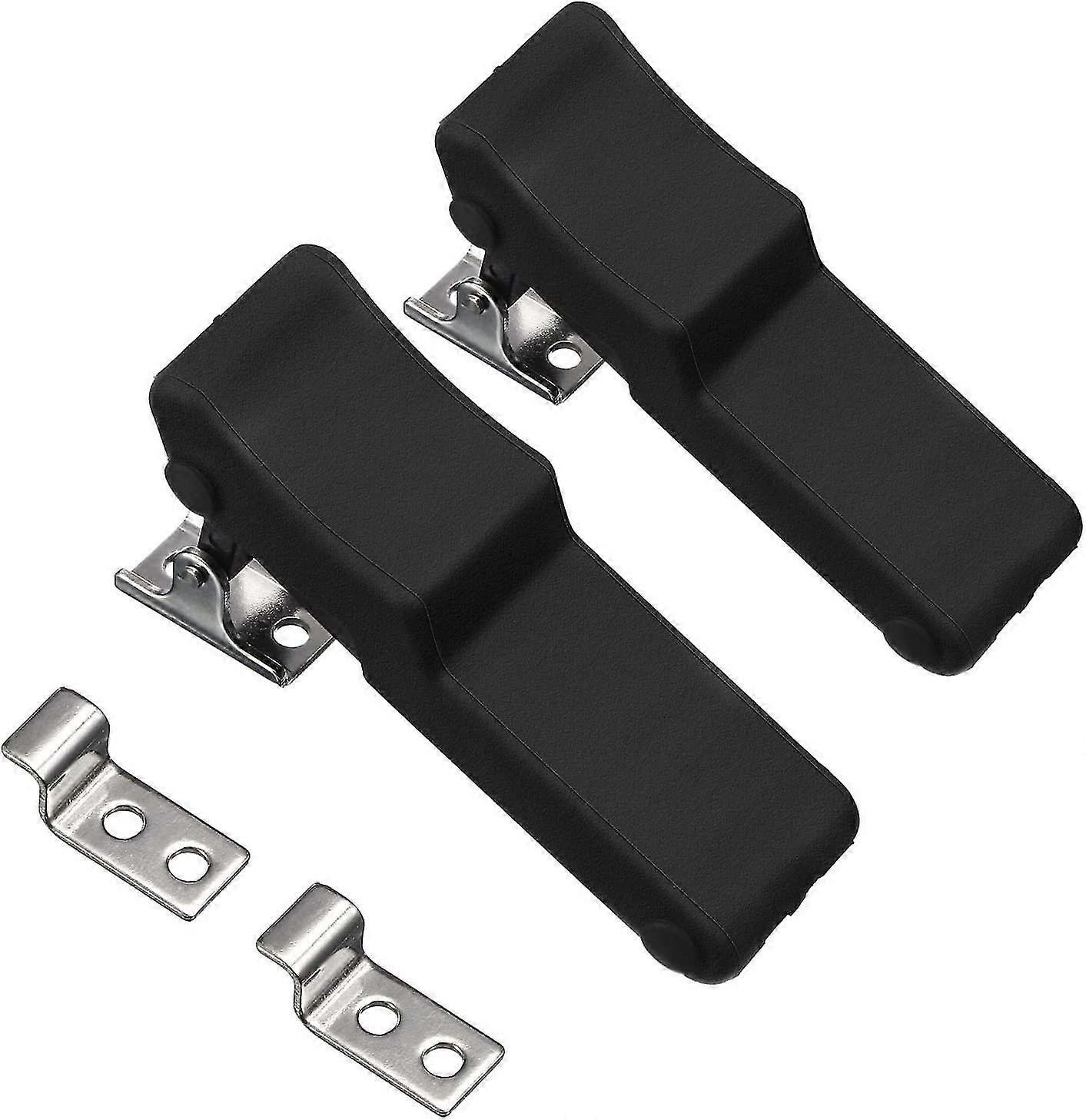 2 Pcs Flexible Caoutchouc Draw Latch, Front Storage Rack Latch Over Centre Thermoplastic Elastomer Boat Latch (A-5-F6)