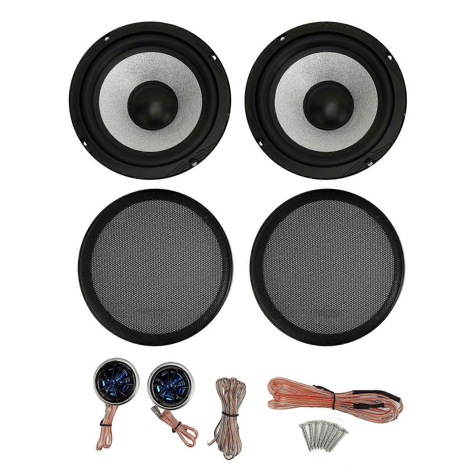 4 τεμάχια ομοαξονικό ηχείο αυτοκινήτου, 180W tweeter subwoofer, σετ ομοαξονικών ηχείων αυτοκινήτου 6,5 ιντσών, στερεοφωνικό ηχείο αυτοκινήτου