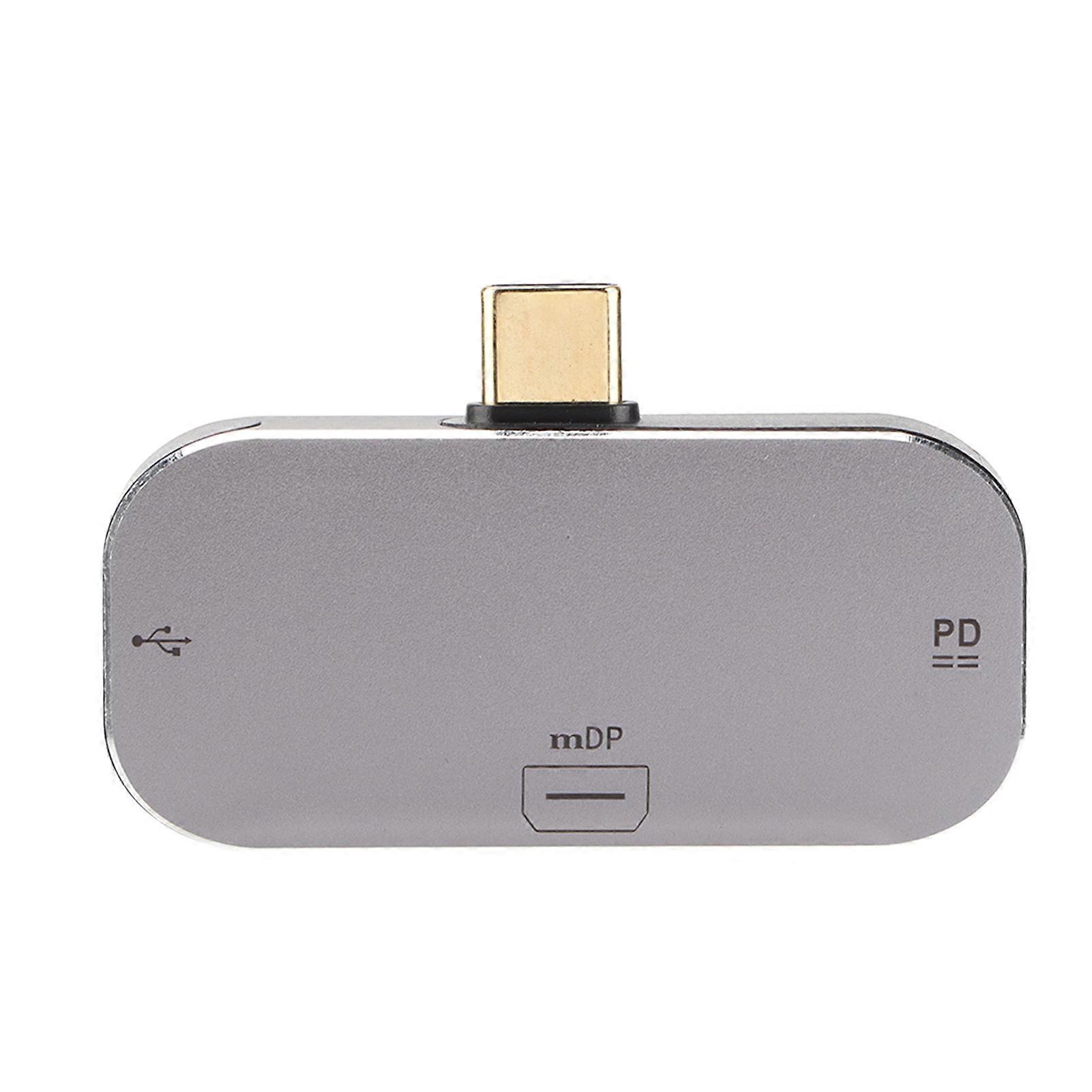 Dockingstation 3 i 1 Type C han til Mini DP USB A Type C hun USB C Dock til Windows til Android til OS X