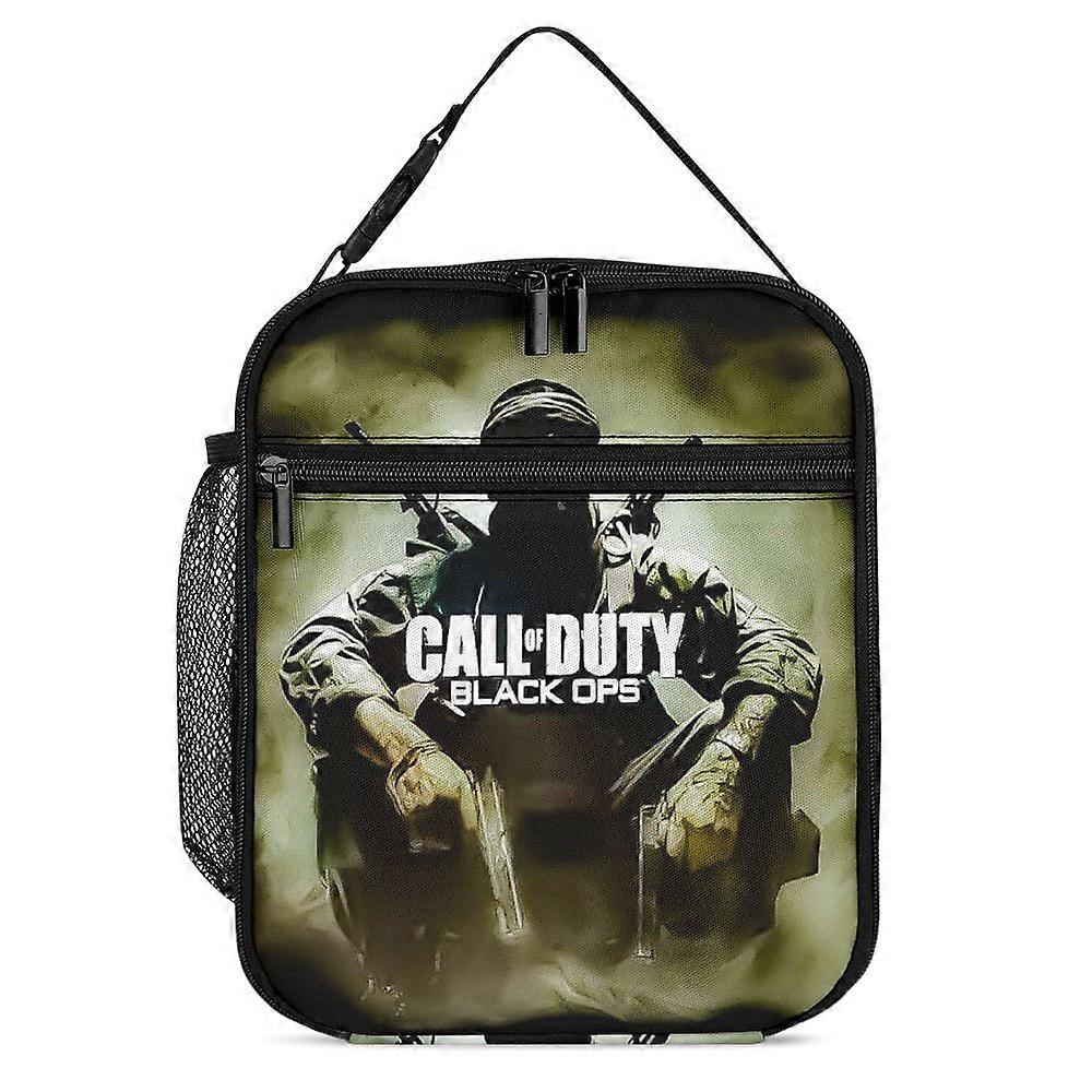 حقيبة غداء محمولة معزولة من Call Of Duty للأطفال وجبة خفيفة عالية السعة حقيبة غداء فواكه نضارة حقيبة يد- SYS724