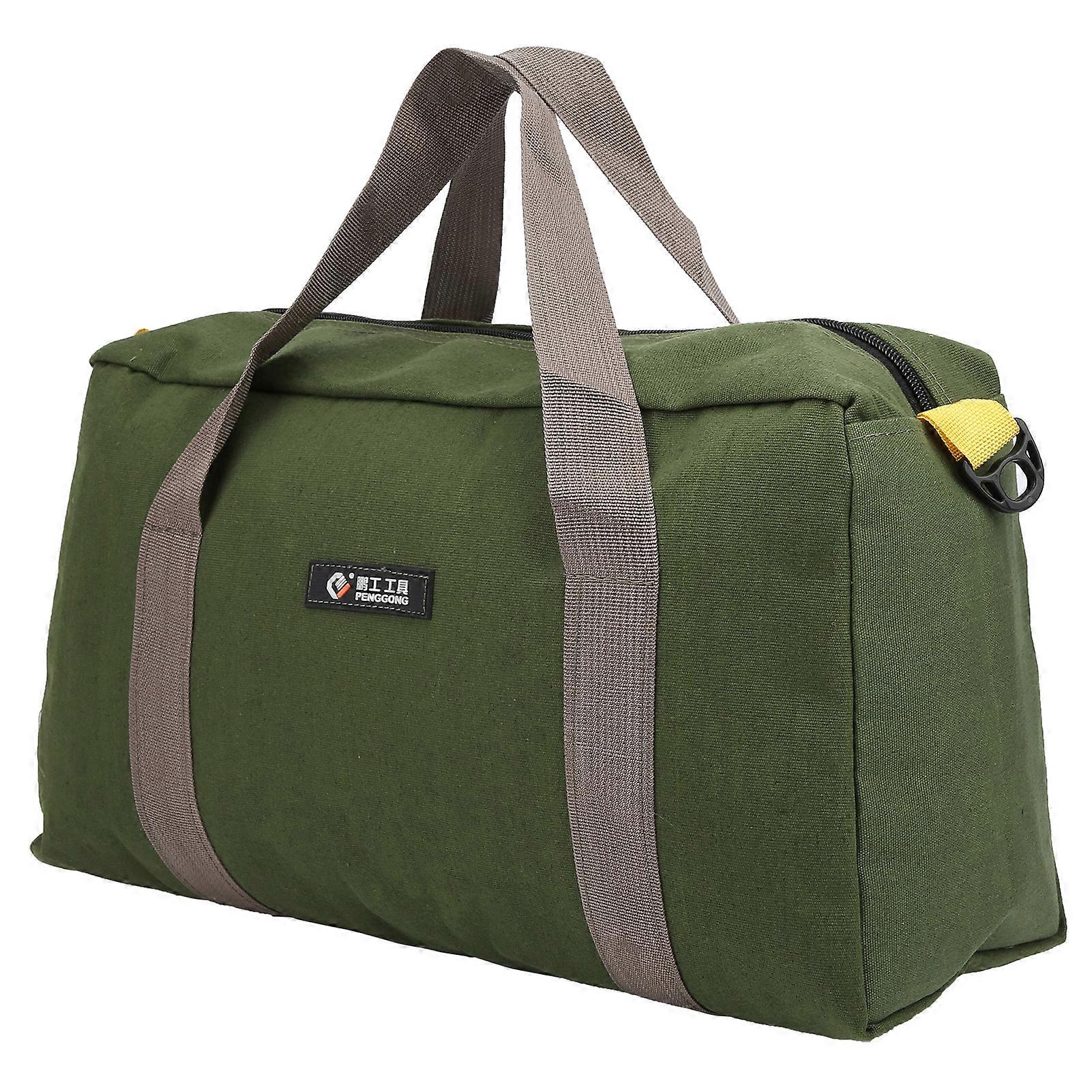 Electrician Storage Bag Canvas Portable Waterproof Multifunctional Tools Organizer