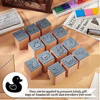 Thread Rubber Stamp, 3/5 Inch Small Mini Stamp For Scrapbooking Card...