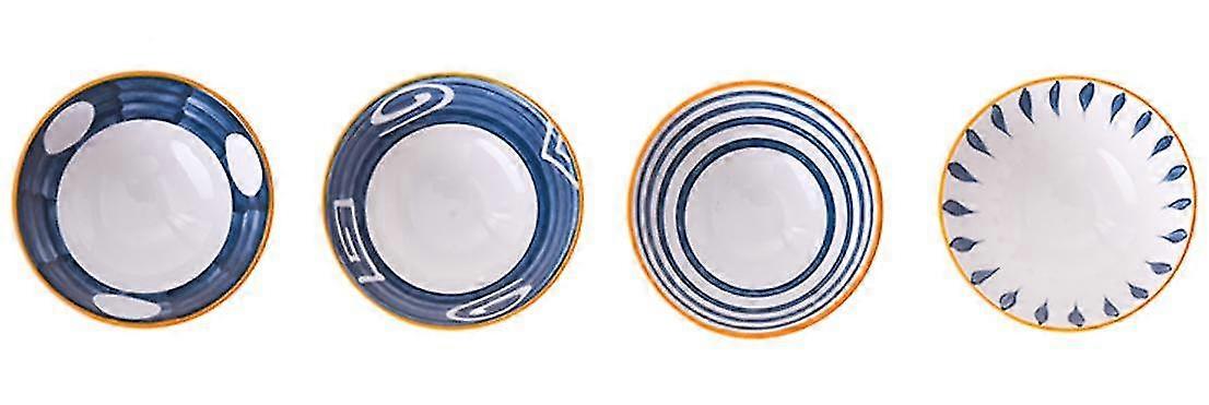 ceramic bowl sets porcelain gift dinner round tableware soup