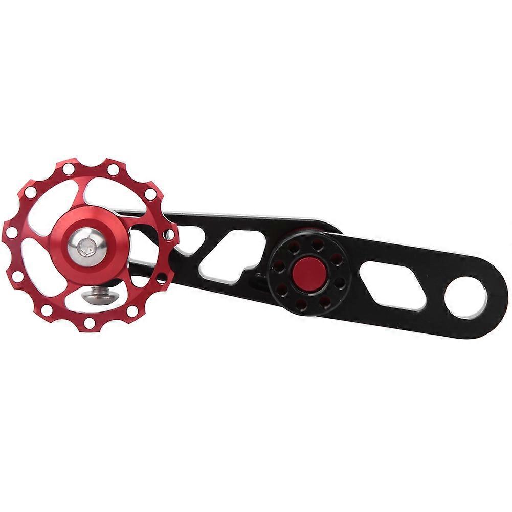 Aluminium Alloy Folding Bike Chain Stabilizer Rear Derailleur Chains Guide Single Speed Adjuster AccessoryBlack Red
