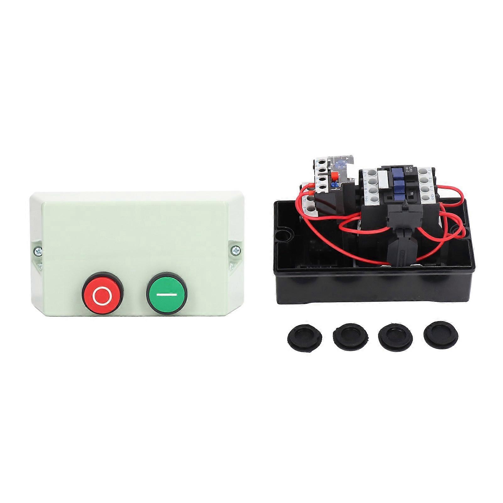 Magnetic Electric Motor Starter Control Switch Motor Protection with Rubber Washers 12?18A YEMAA
