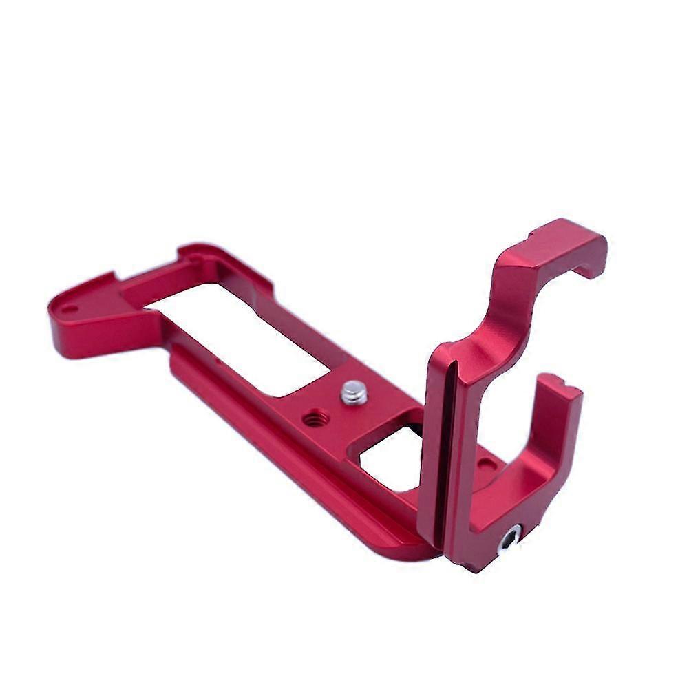 Quick Release L Plate Holder Hand Grip For E-m1 Camera Hand Grip Base Vertical L Bracket Red