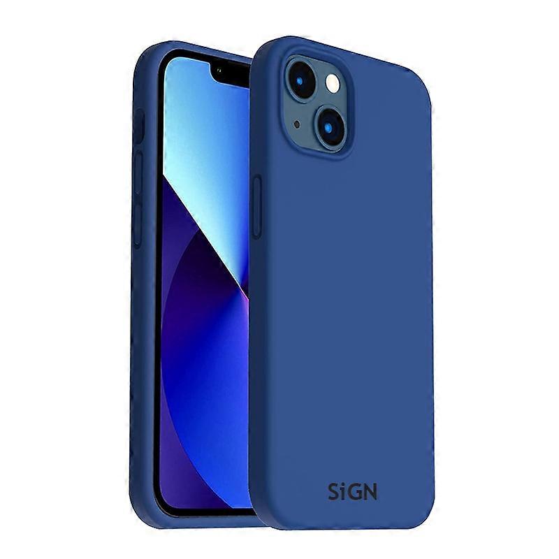 Liquid Silicone Case for iPhone 14 - Sea Blue