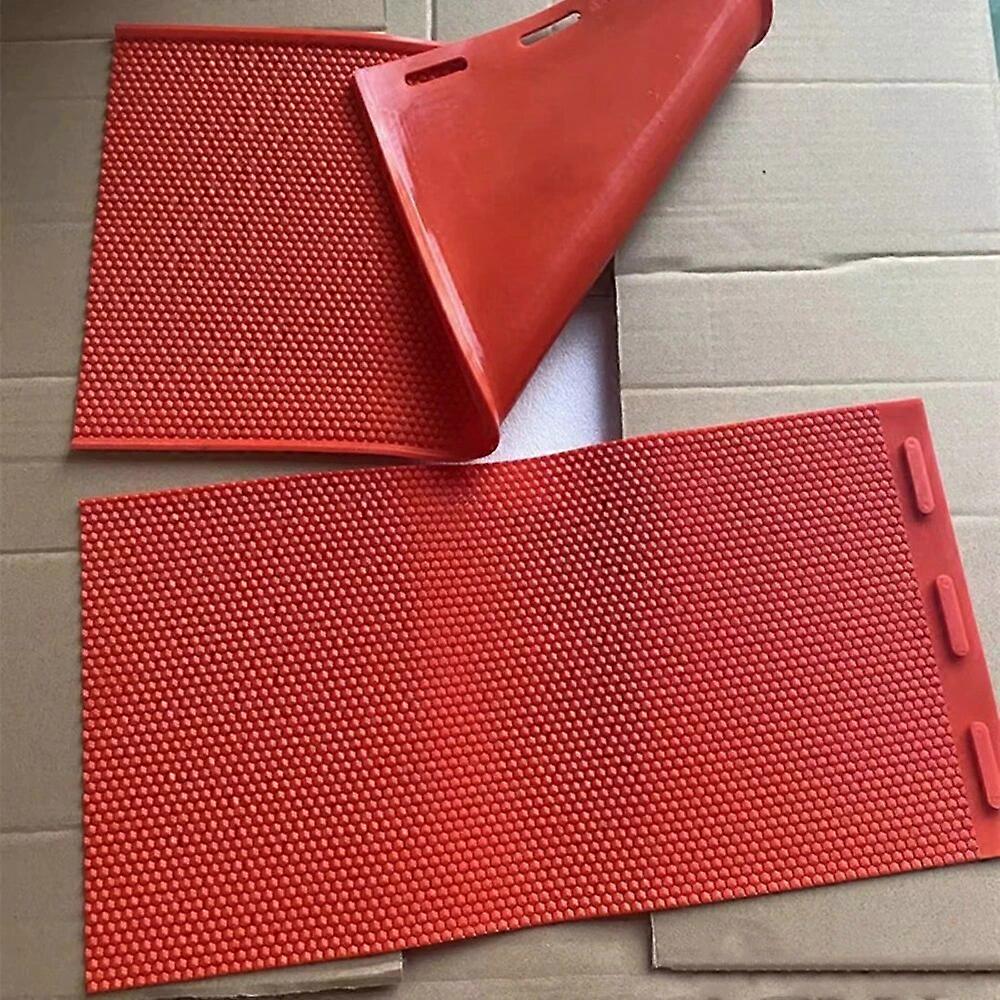 Beekeeping Silicone Beeswax Honeycomb Mold Flexible Wax for Machine Foundation Sheets Press Embosser Wax for Bees Beekeeper 1set