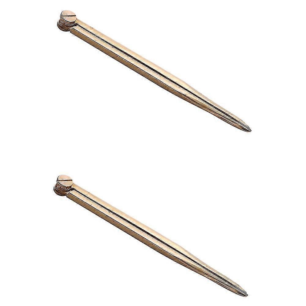 2pcs 168mm Ναυτικός χάρτης ευθεία διαχωριστικό στερεό ορειχάλκινο θαλάσσιο εργαλείο διαίρεσης χωρίς σκουριά για τους αρχιτέκτονες