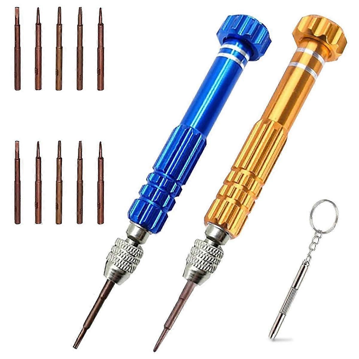 Portable Glasses Screwdriver for Eyeglass Repairing, 13 in 1 Multifunctional Precision Screwdriver