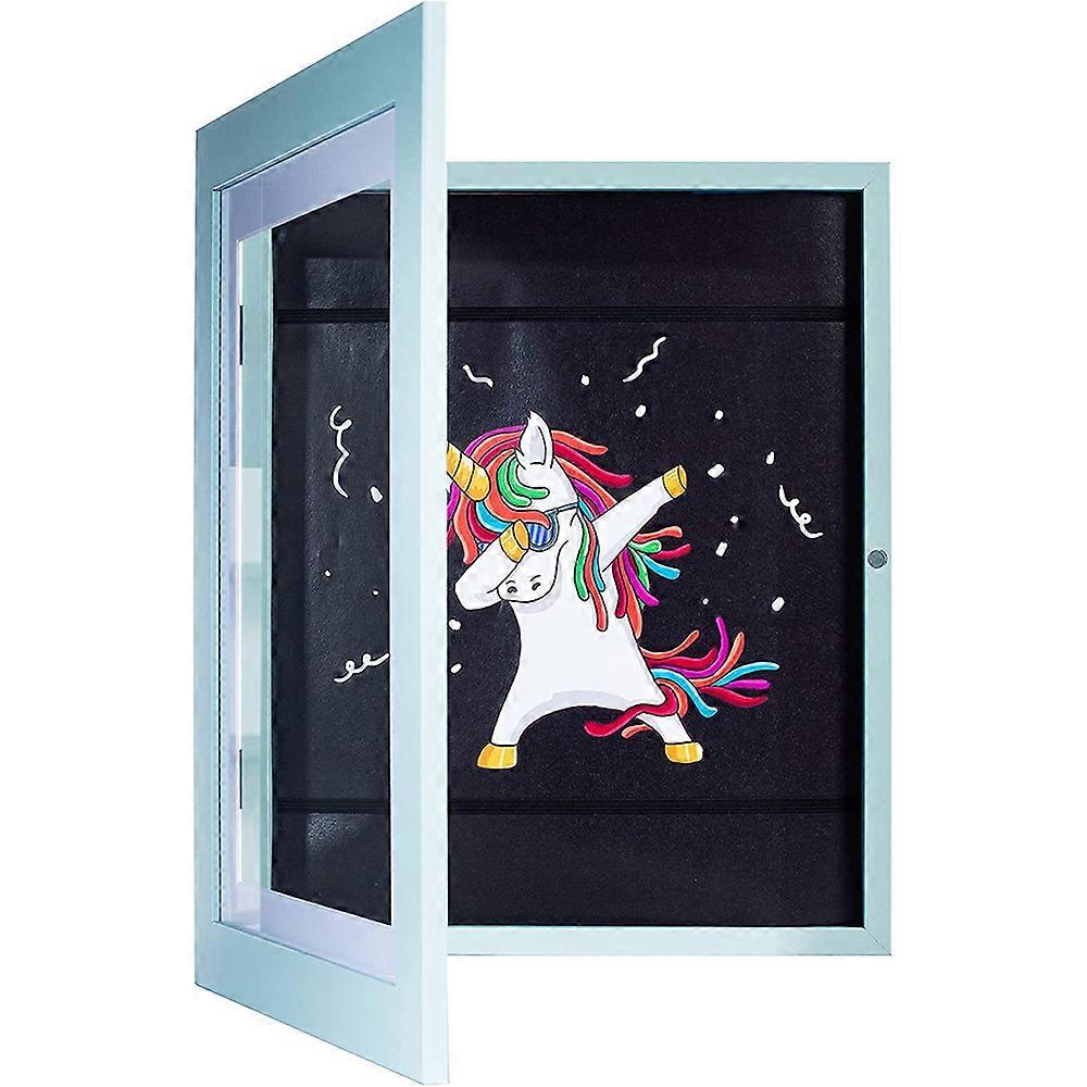 1/2pcs Kids Art Frames Front-Open Easy Change Art Frame Drawings Artwork Picture Frames for Wall Tabletop Display