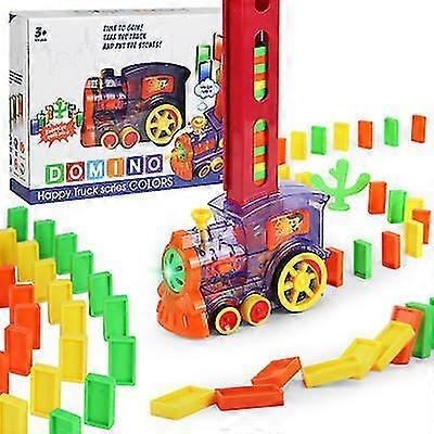 Puzzle Electric Put Dominoes Small Train