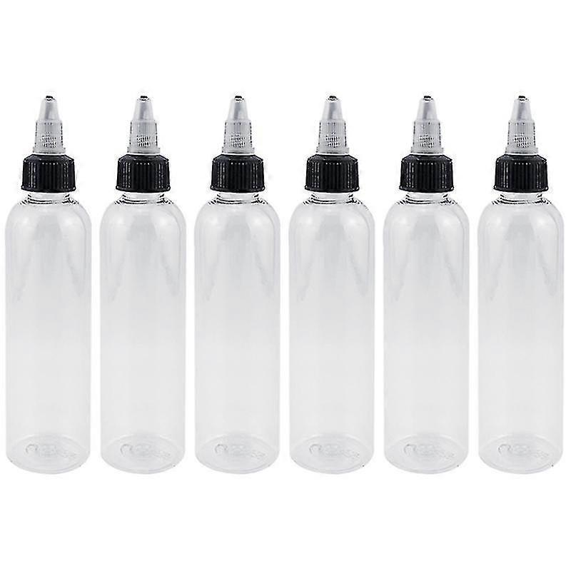 15pcs 60ml Empty Ink Bottles Pigment Storage Bottles Accessory (transparent)