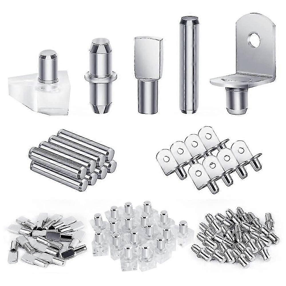 120pcs Shelf Pegs Kit, 5 Styles Shelf Pins Shelf Support Pegs, Cabinet Shelf Pegs For Shelves Bookc