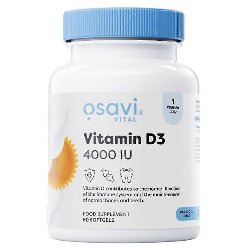Osavi Vitamin D3 4000iu Softgels 60