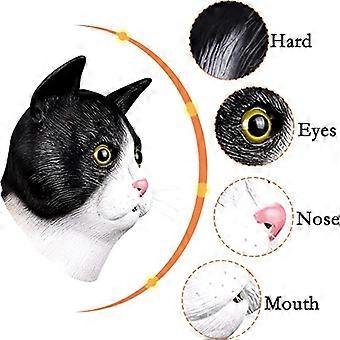 レノックス猫 Masquerade (仮装) 動物の白猫マスクノベルティカーニバルコスチュームパーティー