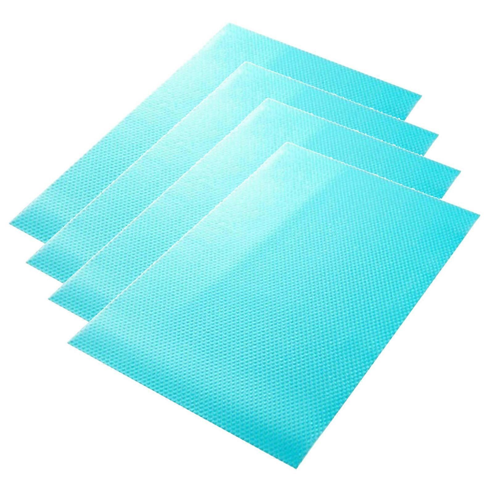 4Pcs Refrigerator Pad Waterproof Antifouling Moisture Absorption Non-slip Mat KAESI