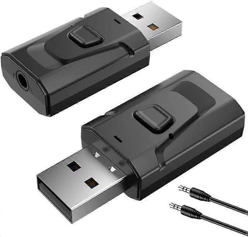 USB Bluetooth 5.0 Adapter 4-in-1 Wireless  Audio Transmitter