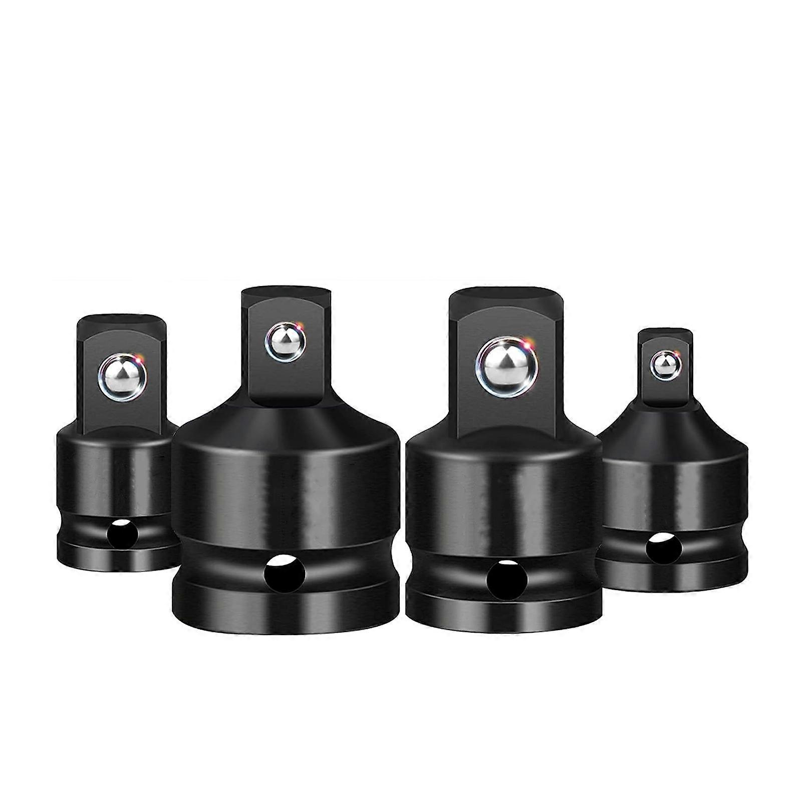 4Pcs Impact Socket Adapter Gadget Rustproof Corrosion Resistant Drill Wrench Ratchet Drive Socket Impact Driver Bit Set KAESI