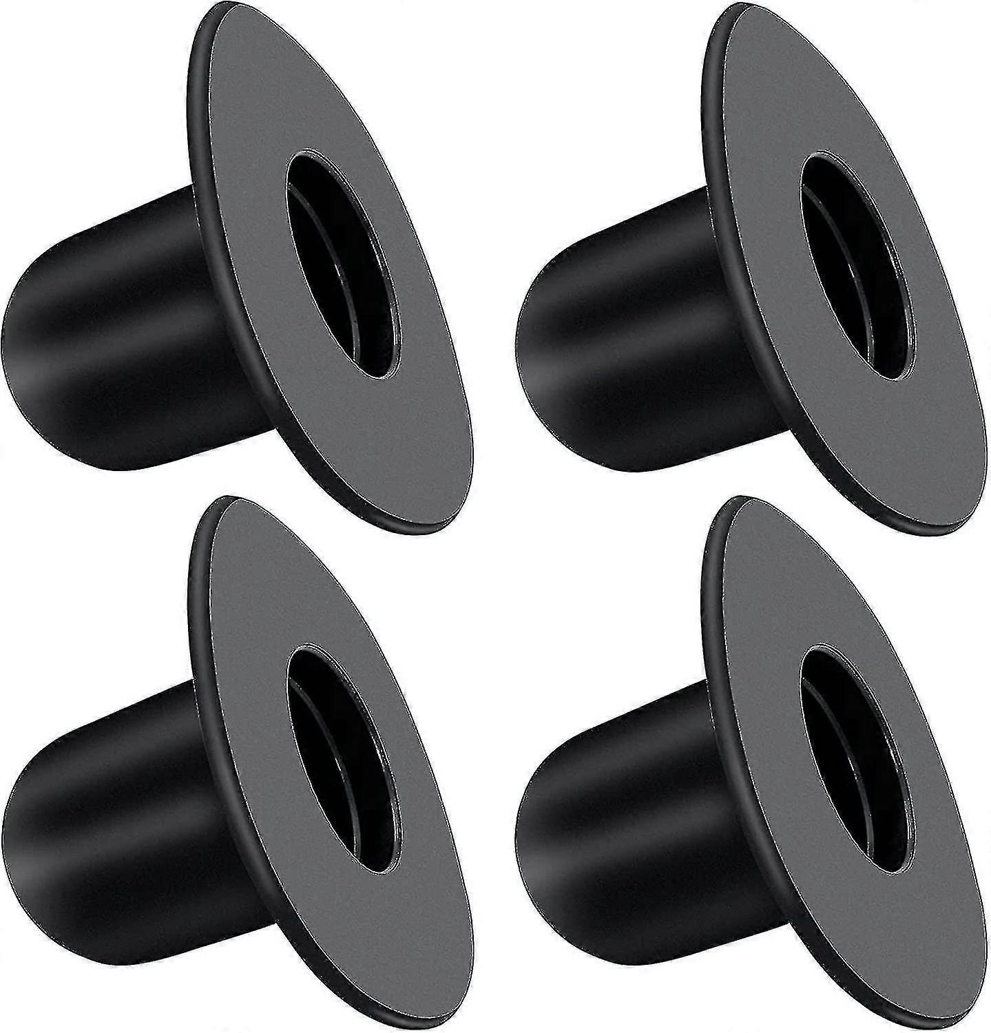 Pool Wall Plug Replacement Ground Swimming Pools Filter Pump Strainer Hole Plug Stopper (black)4pcs