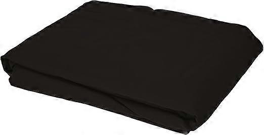 Microfiber fitted sheet Black 160 x 200 x 30 cm