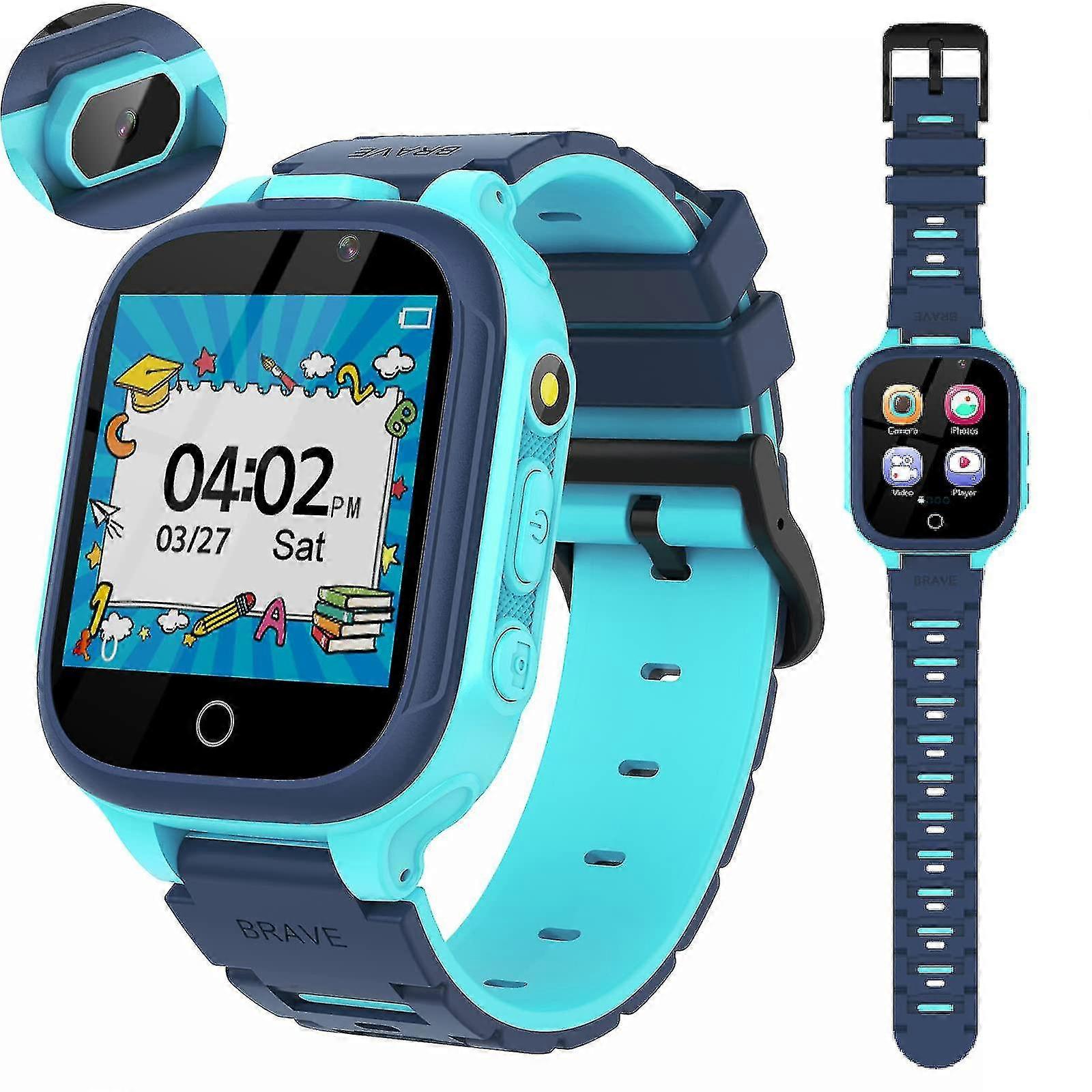 Smart Watch For Children - Boys Girls Smartwatch With Games Music Mp3 Player Hd Selfie Camera Calculator Alarm Timer