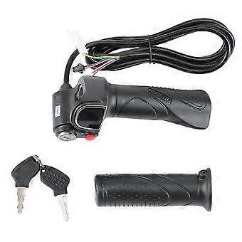60v Gas Handle Twist Throttle With Battery Indicator&latching