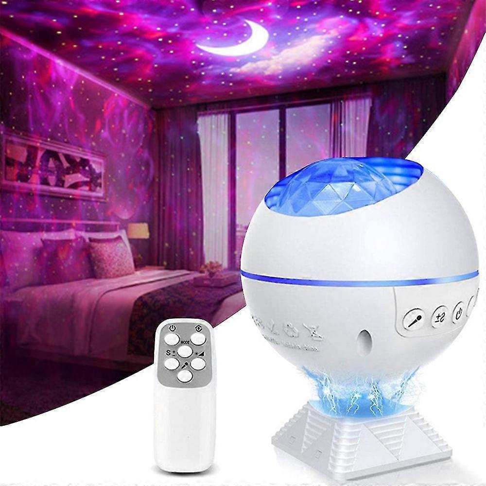 Nebula Lights Dynamic Water Pattern Light Starry Sky Projection Laser Atmosphere Home Bedroom Night,the Perfect Starry Sky Projector