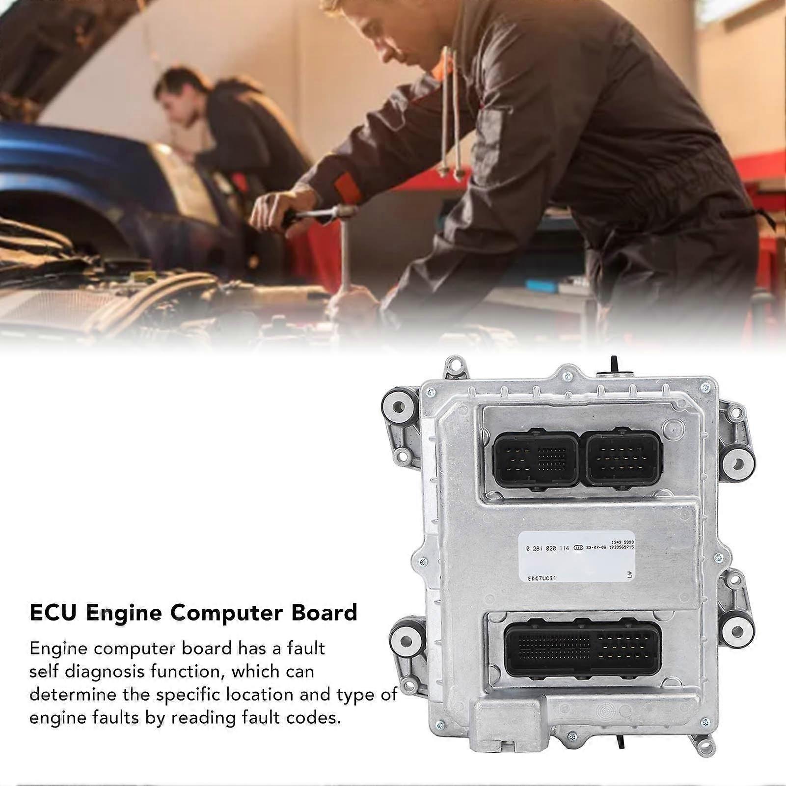 Engine Computer Board 0281020114 Aluminium Alloy Housing Control Unit Module Replacement For Cummins Engine